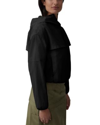 Black Label Sinclair Hooded Cropped Jacket