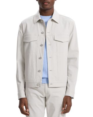 Theory - River Stretch Neoteric Twill Trucker Jacket