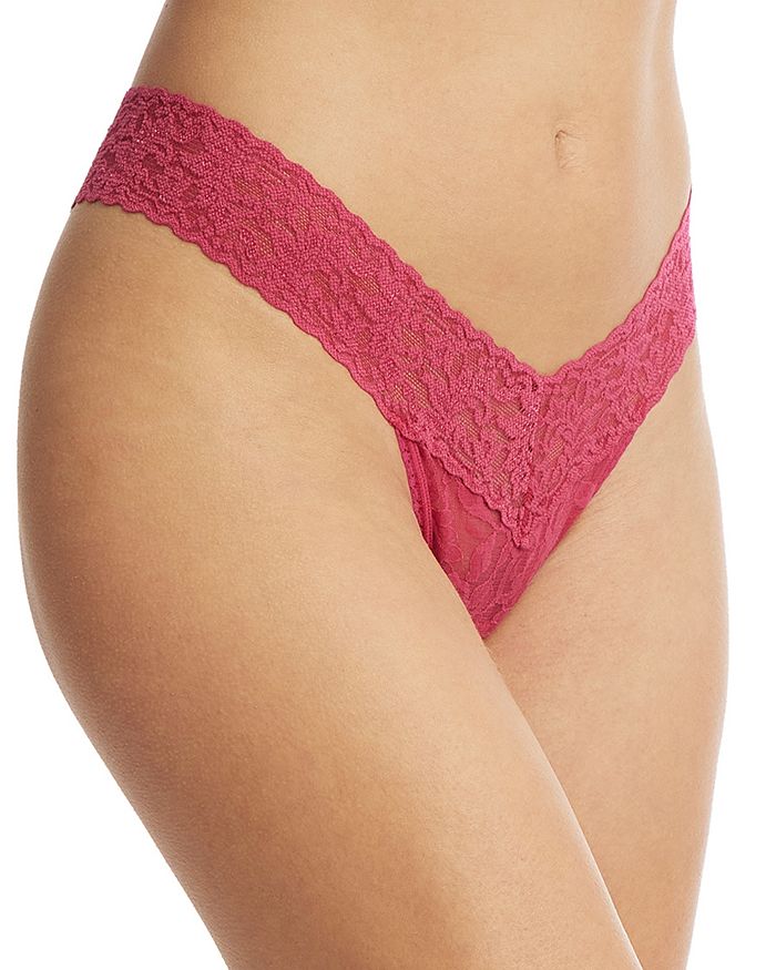 Shop Hanky Panky Signature Low Rise Thongs In Evening Pour