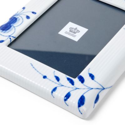 Blue Fluted Mega Picture Frame, 4" x 6"