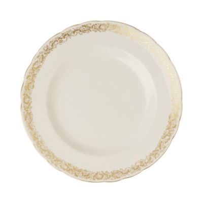 Gold Aves Narrow Band Salad Plate