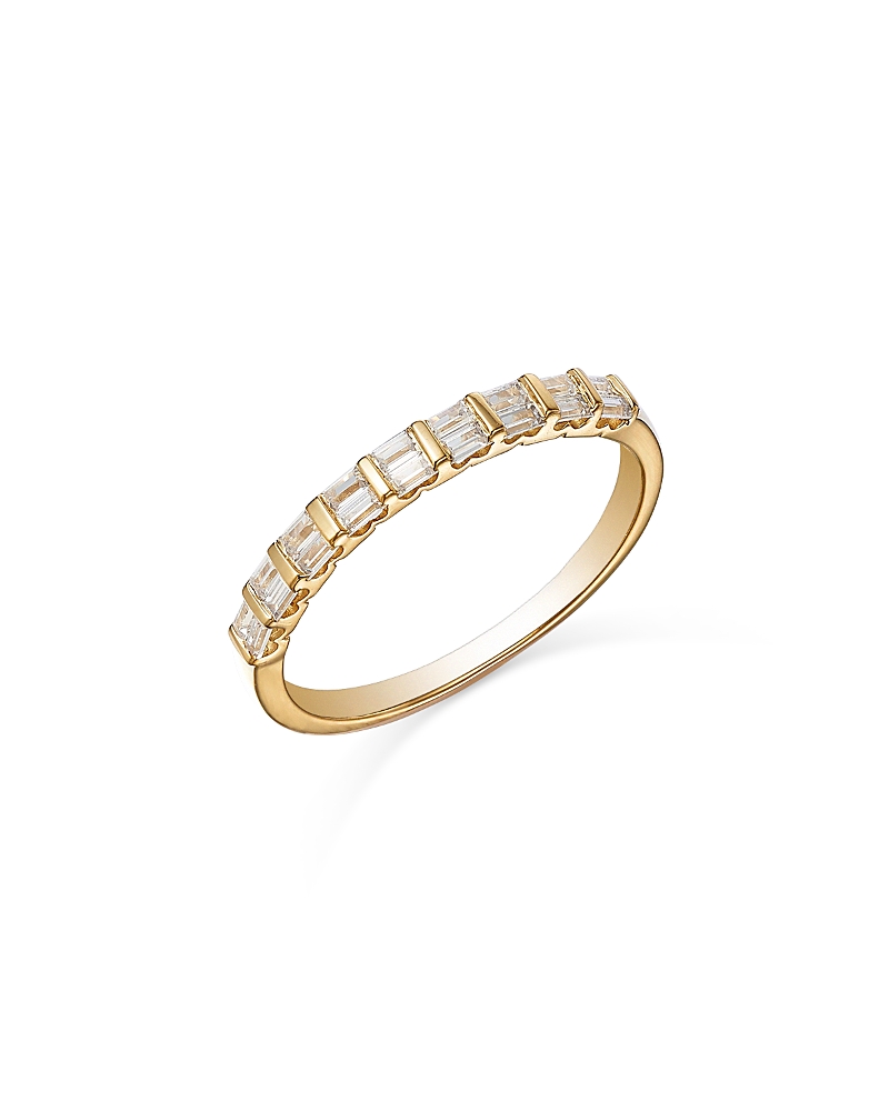 Bloomingdale's Fine Collection Diamond Baguette Band in 14K Yellow Gold, 0.25 tcw