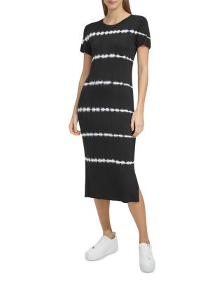 White Label Natalee tie-dye midi dress