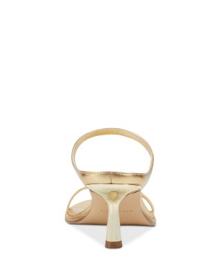 Women's Alonde Leather High Heel Slide Sandals