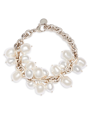 Cult Gaia Imitation Pearl Dangle Cluster Dolly Bracelet