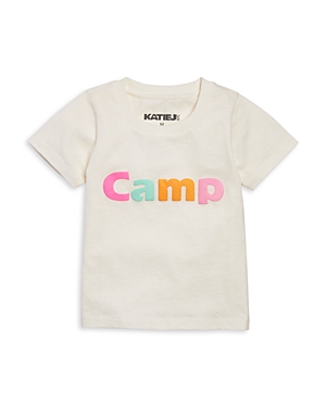 Shop Katiejnyc Girls' Tween Camp Tee - Big Kid In Vintage White