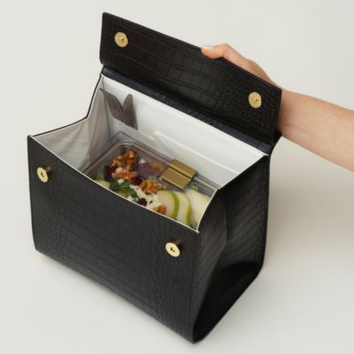 The Faux Croc Embossed Luncher