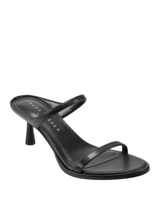 Marc Fisher LTD. - Women's Alonde Leather High Heel Slide Sandals