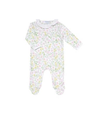Nellapima - Girls' Berry Wildflowers Crossover Footie - Baby
