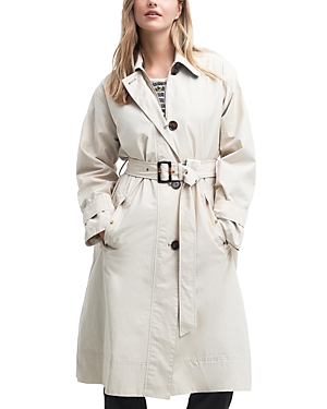 Shop Barbour Somerland Belted Trench Coat In French Oak