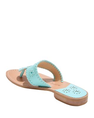 Women's Jacks Whipstitch Slip On Thong Slide Sandals