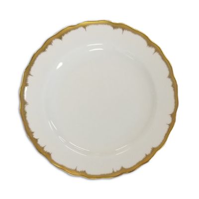 Mottahedeh - Chelsea Feather Gold Bread and Butter Plate