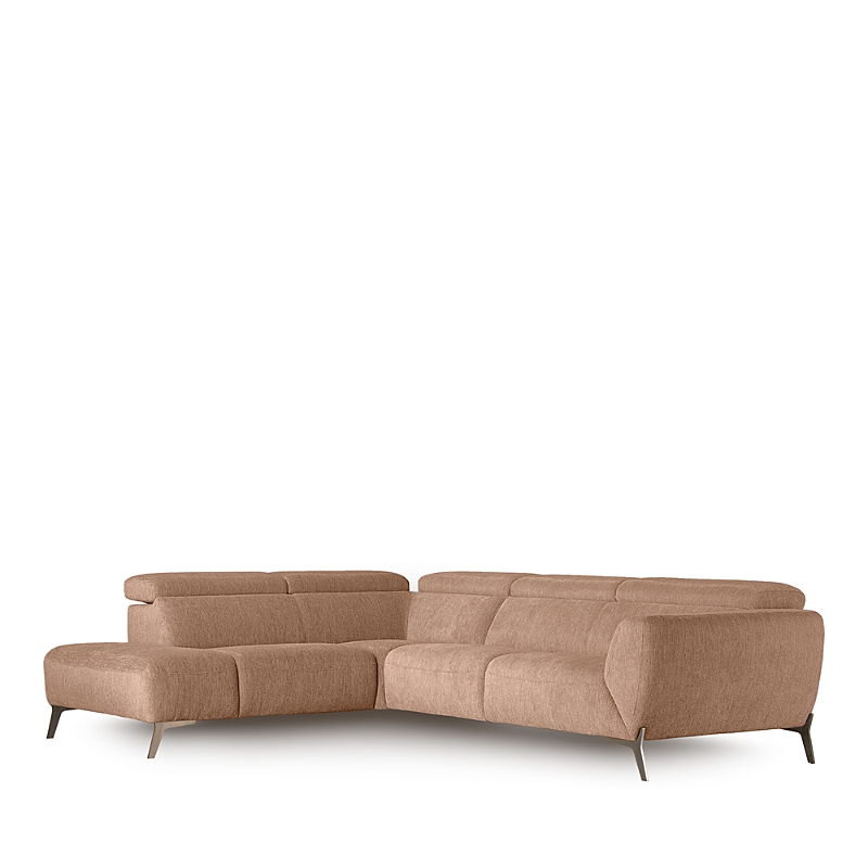 Giuseppe Nicoletti Ardito Sectional In Zoia Salmon Orange