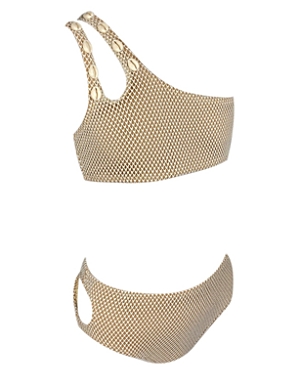 Nessi Byrd Unisex Alba Two Piece Swimsuit In Brown