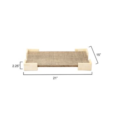 Paradise Bone Decorative Tray