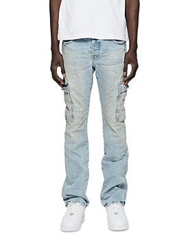 P001-BOS Slim Fit Jeans in Black Over Spray