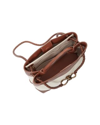 Small Andiamo Canvas Shoulder Bag