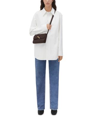 Bottega Veneta Mini Andiamo Intrecciato Leather Crossbody