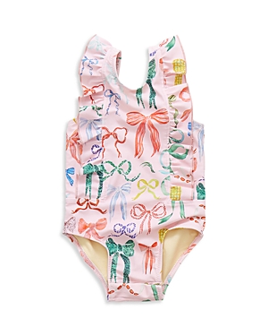 Shop Pink Chicken Girls' Katniss One Piece Swimsuit - Baby In Watercolor