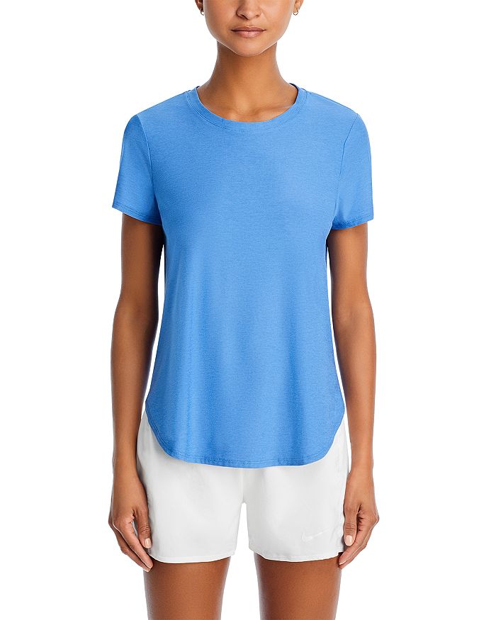 Shop Beyond Yoga On The Down Low Tee In Sky Blue Heather