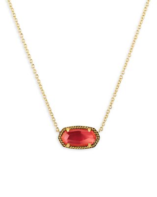 Kendra Scott - Elisa Pendant Necklace in 14K Gold Plated, 15"