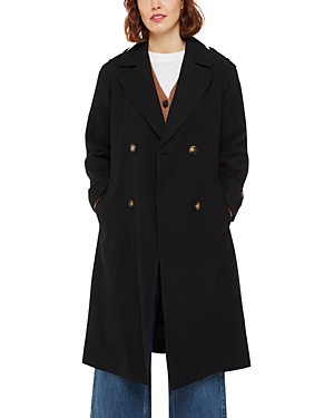 Shop Whistles Riley Trench Coat In Black