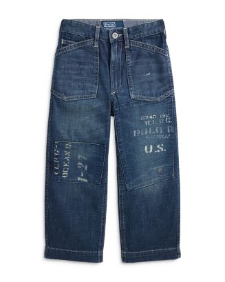 Ralph Lauren Boys' Distressed Jeans - Little Kid | Bloomingdale's