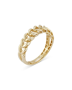 Moon & Meadow 14k Yellow Gold Chevron Ring In Gold