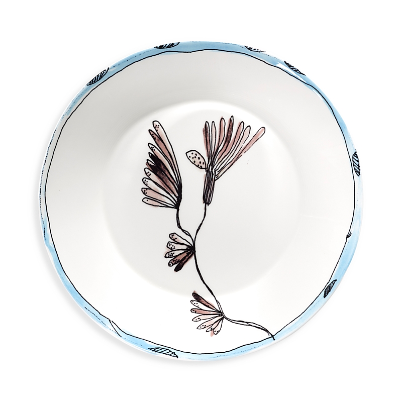 Serax Marni Camelia Aubergine Small Serving Bowl In Multi