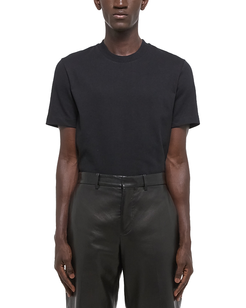 Helmut Lang Men's Logo-back Short-sleeve Heavy Cotton T-shirt In Black