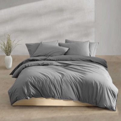 Solid Washed Percale Cotton Percale Bedding Sets
