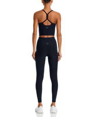 Spacedye Caught In The Midi High Waisted Legging in Darkest Night