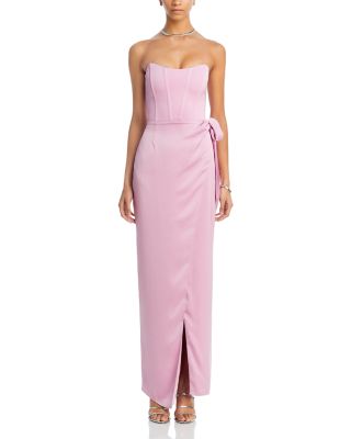 June Corset Wrap Tie Dress