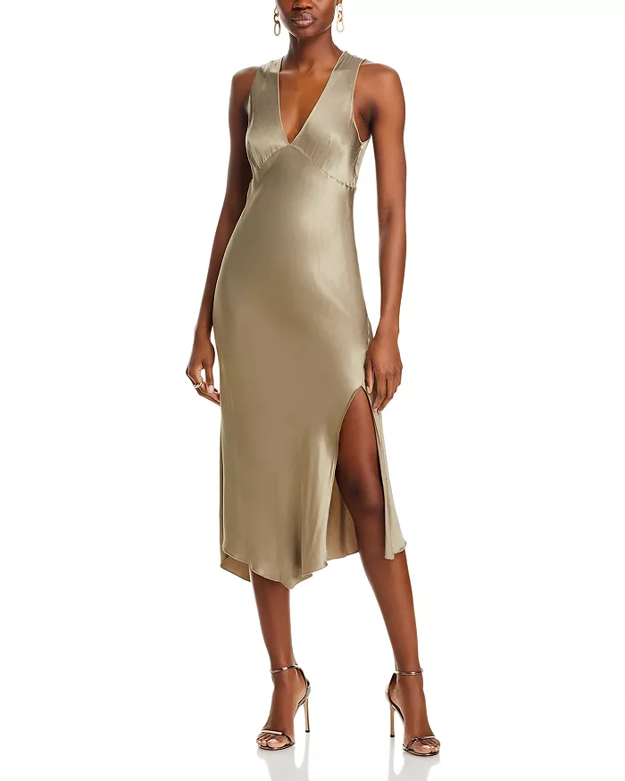 Rails Monique Sleeveless V Neck Midi Dress