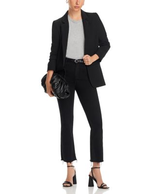 The Lil' Hustler Petites Ankle High Rise Cropped Bootcut Jeans in Not Guilty