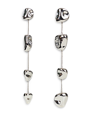 Shop Cult Gaia Cleo Drop Earrings In Silver