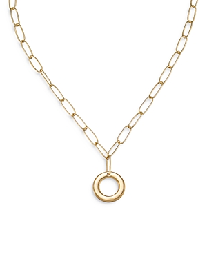 Shop Ettika Paperclip Link Chain Initial Pendant Necklace In 18k Gold Plated, 18 In O