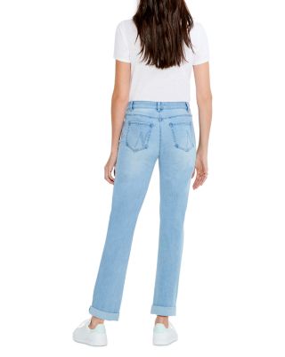 Mid Rise Girlfriend Jeans in Breeze & Atlantic