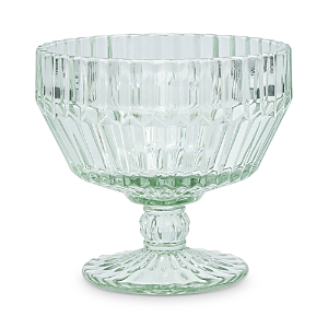 Fortessa Archie Sage Green Coupe Footed Dessert Bowl, Set of 4