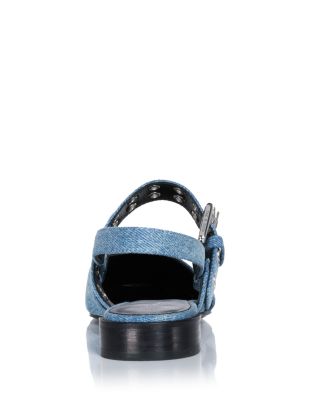 Women's Astra Denim Slingback Flats