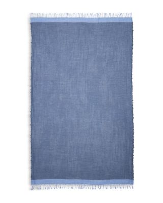 Cotton Border Stripe Scarf