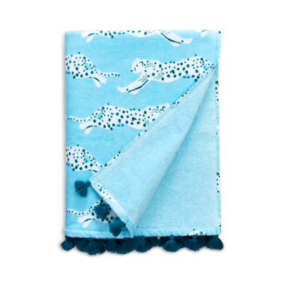 Leaping Leopard Beach Towel