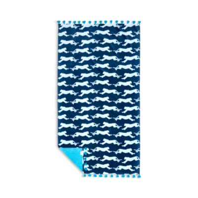 Leaping Leopard Beach Towel
