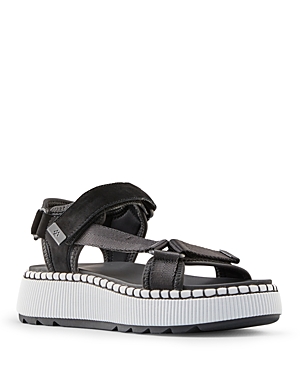 Shop Cougar Women's Platform Sport Sandals In Black