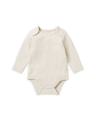 Unisex Ribbed Long Sleeve Bodysuit - Baby