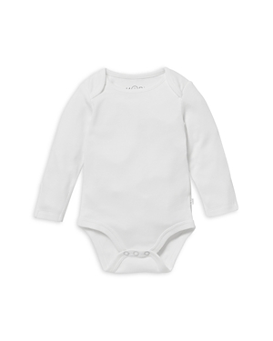 Mori Unisex Long Sleeve Bodysuit - Baby In White