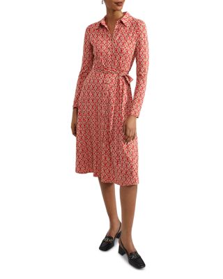 Clarice Jersey Collared Dress