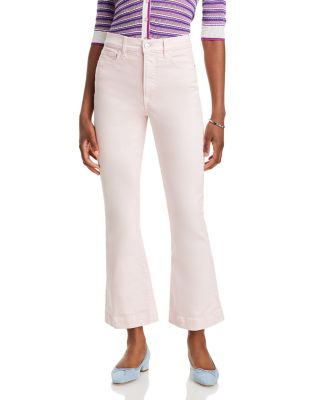 Veronica Beard - Carson High Rise Ankle Flare Jeans in Pink Haze