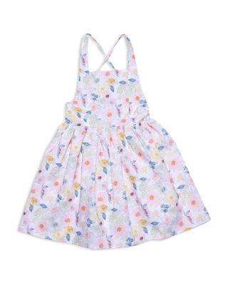 Worthy Threads - Girls' Blooming Tie Back Dress - Little Kid, Big Kid