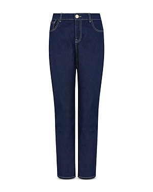 Emporio Armani Straight-leg Jeans In Dark Denim